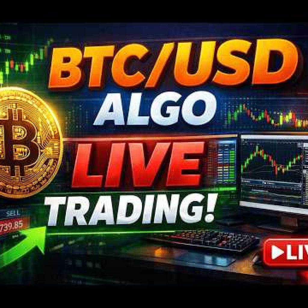 BTCUSD live algo trading || (Fully automatic algo ) || Supper trend indicator strategy