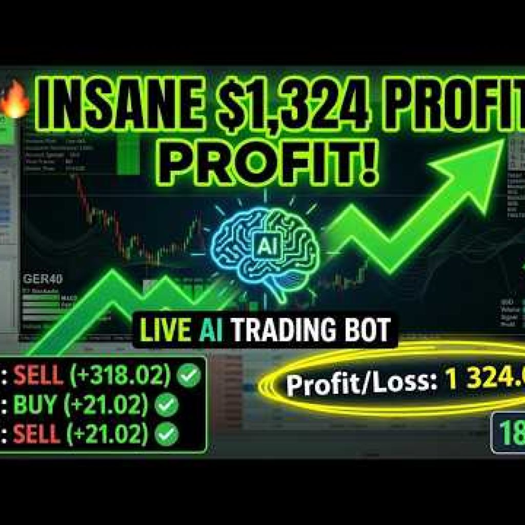 AI Forex Robot Made $1324 Today 💰 | Automated Trading Results #profit