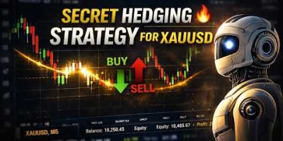Secret Hedging Strategy for XAUUSD 🔥 | Forex Algo Trading Bot Live