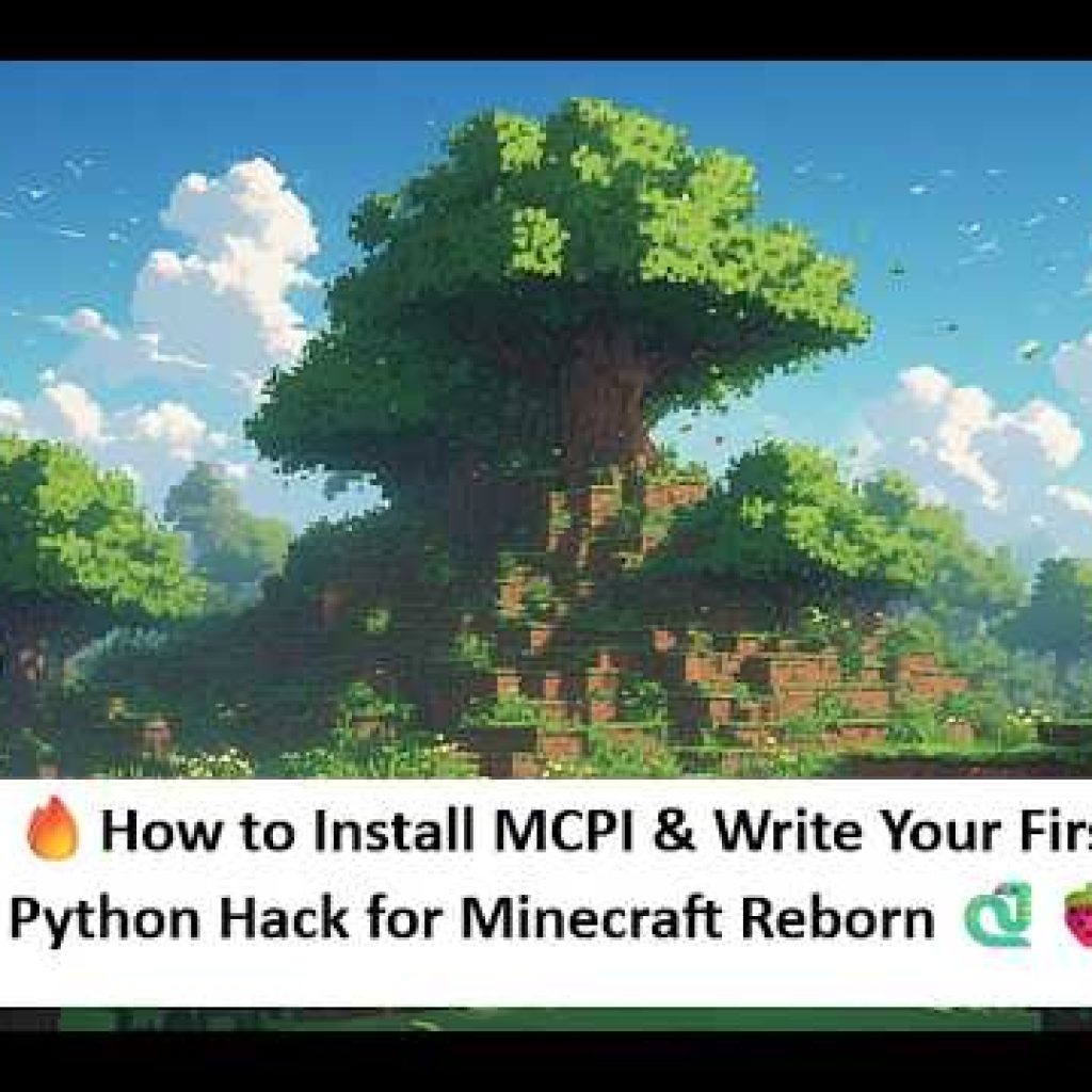Hack Minecraft with Python on Raspberry Pi – Install MCPI & Start Coding!