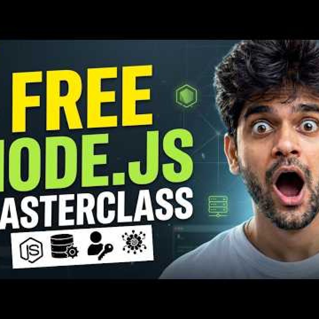 Node.js Masterclass 2026 | 20+ Hour Free YouTube Course Trailer