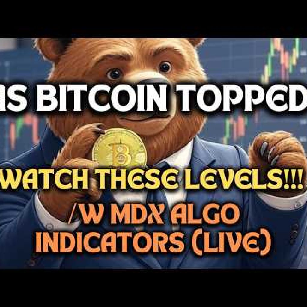 BITCOIN REJECTED AGAIN!!! NEW LOWS SOON?! /w MDX ALGO INDICATORS(Live)