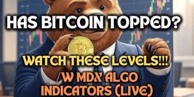 BITCOIN REJECTED AGAIN!!! NEW LOWS SOON?! /w MDX ALGO INDICATORS(Live)