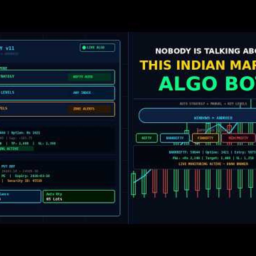The Bot That Trades Indian Markets While You Sleep 🔥 | NIFTY, BANKNIFTY,  SENSEX |