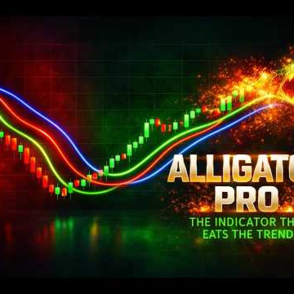 Alligator Pro Indicator for TradingView (Forex, Gold, Crypto, Stock Market, Indices)
