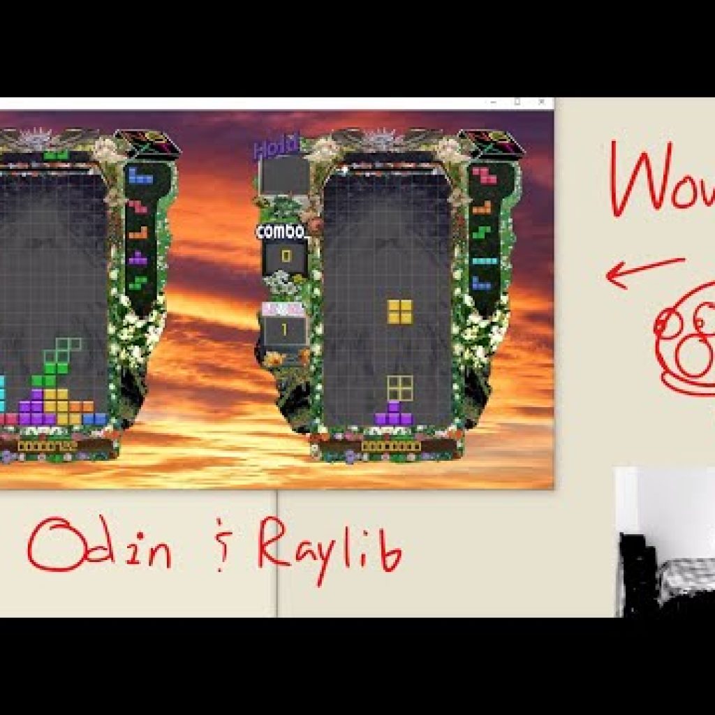 Tetris Coding #1 – Odin, Raylib, C-like, Procedural, No OOP, No Engine, From Scratch, Stream