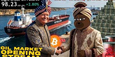 OIL LIVE : BITCOIN DUMP, OIL OPEN, US FUTURES OPEN STREAM