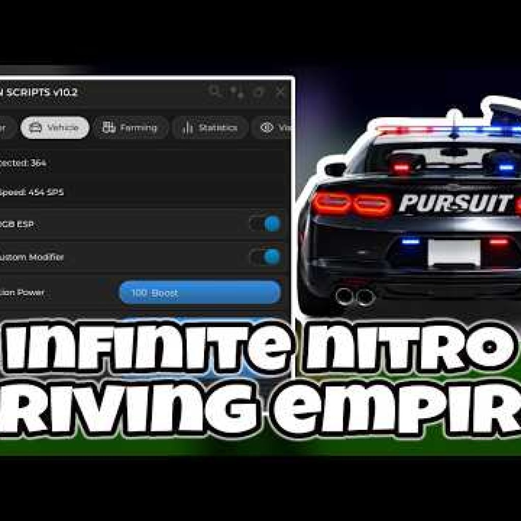 Driving Empire Script Pastebin 2026 | Auto Farm , Speed Boost , Infinite Nitro