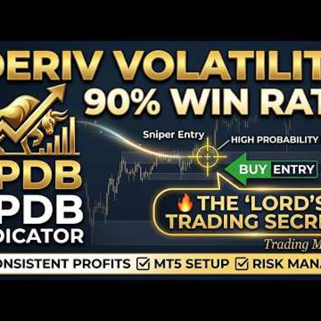 Best MT5 Indicator for Deriv Volatility Index | SPDB Strategy 2026: 90% WIN RATE 📈