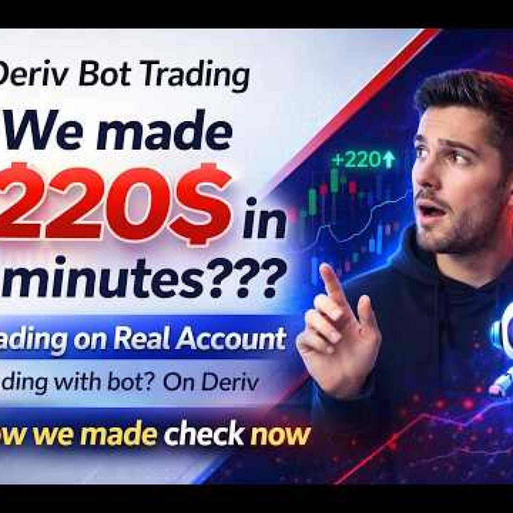 Day 5 Just Changed Everything… We Made $220 Using Deriv Bot #DerivBotTrading