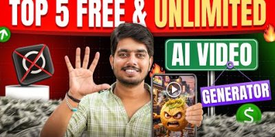Top 5 FREE UNLIMITED AI Video Generator | ai video kaise banaye free mein | Text-to-Video AI 2026