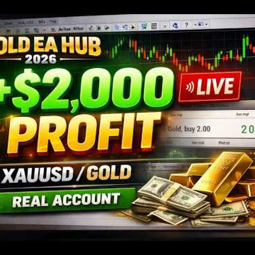 LIVE TRADING +$2,000 GOLD Using Godfather Expert Advisor | MT4 & MT5 Robot |