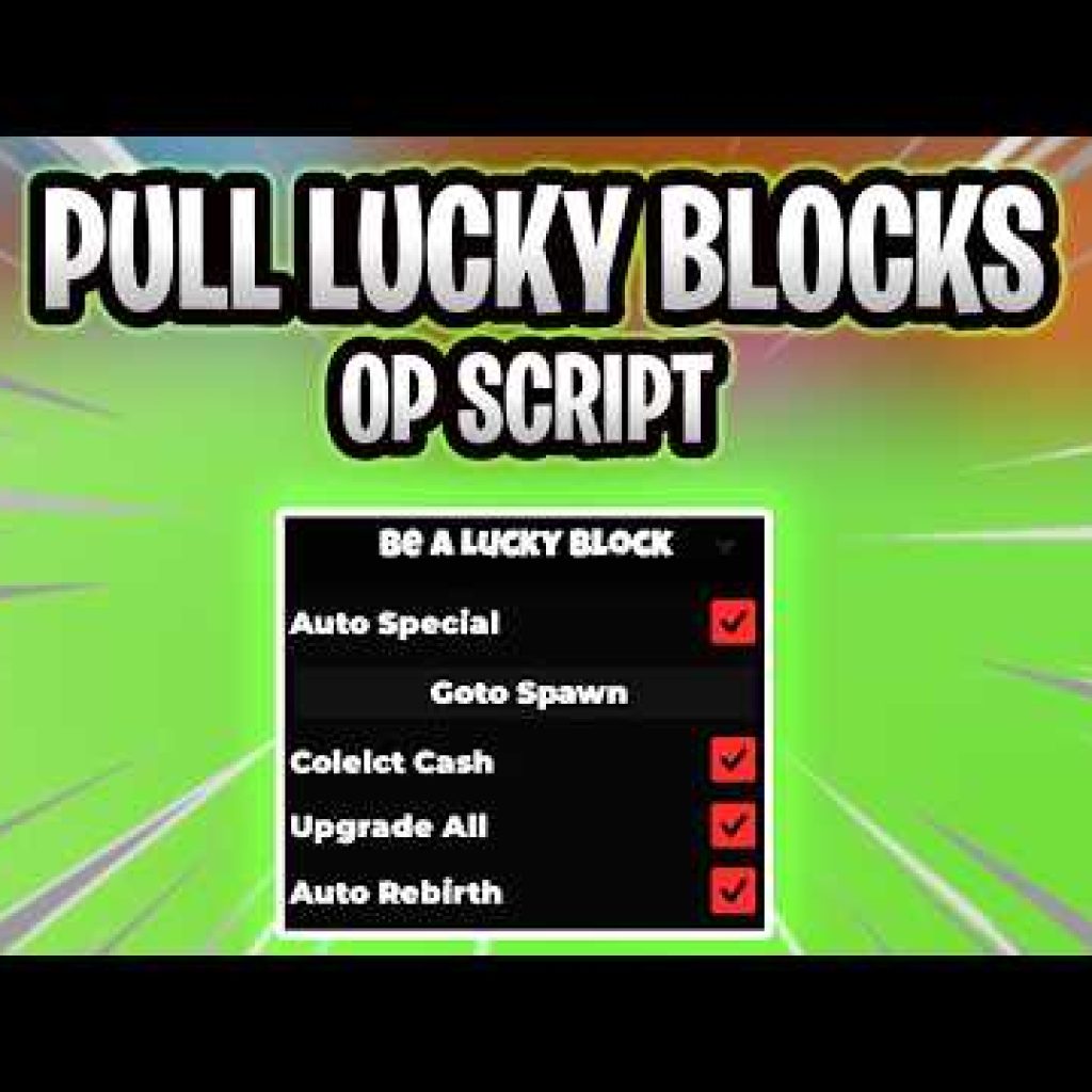 Pull Lucky Blocks BEST Script – Auto Train, Steal Best Lucky Block
