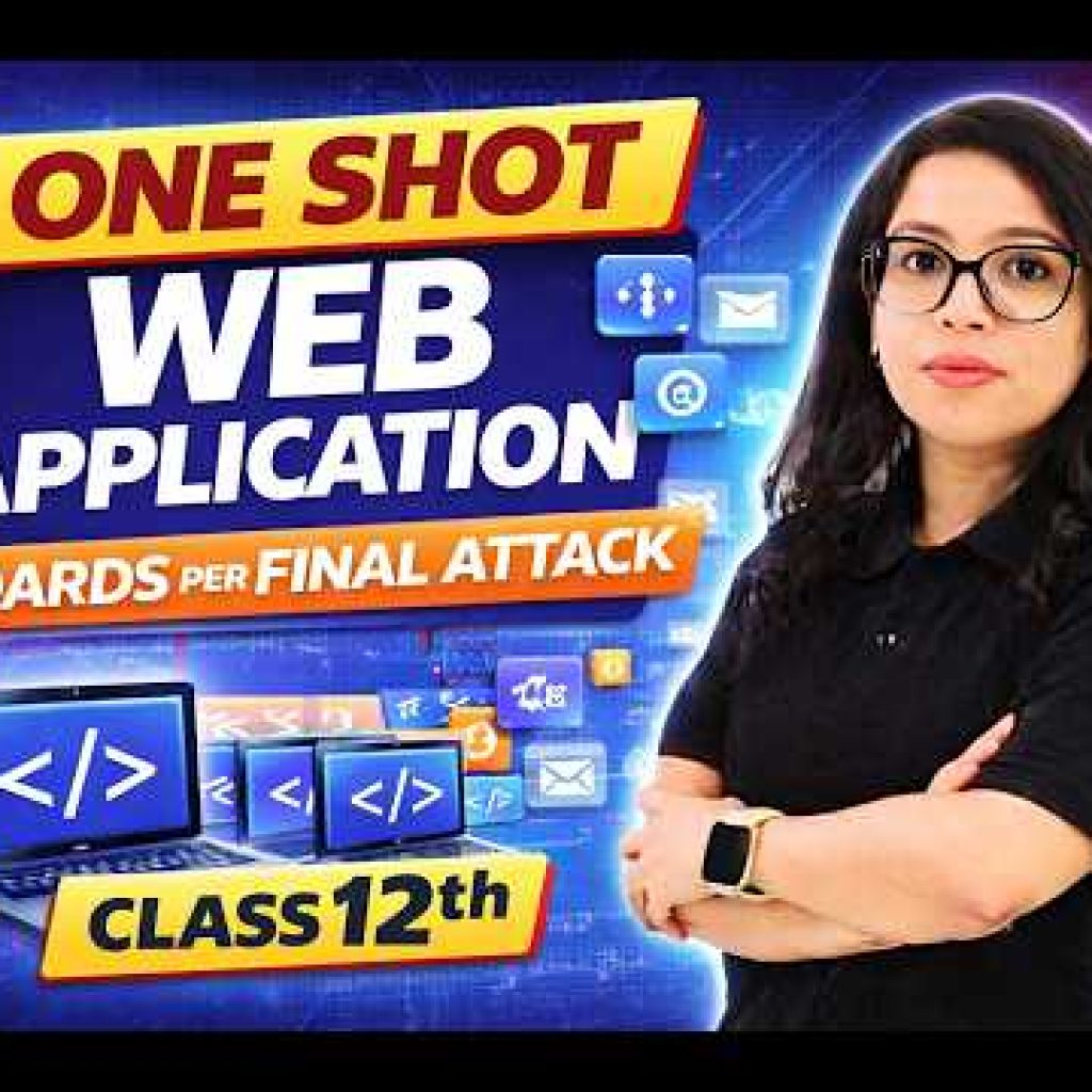 🚀Class 12 Web Application 803 🔥 ONE SHOT LIVE | Boards 2026 FINAL ATTACK 💯 | Barkha Mam