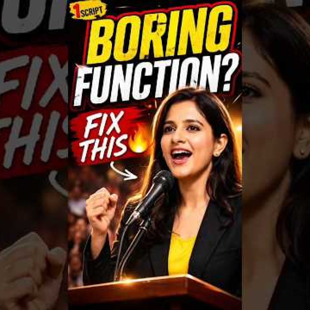 School Function Boring ho raha hai? Use this “Dazzler” Anchoring Script! 🔥#SchoolFunction #Anchoring
