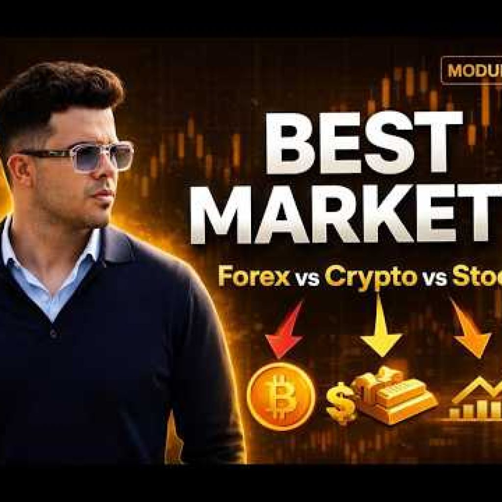 Best Market for Beginners? Forex vs Crypto vs Stocks | Module -1.2 | FYNEX