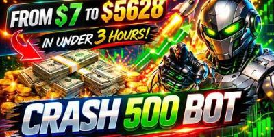 From $7 TO $5,628 IN UNDER 3 HOURS | CRASH 500 BOT INSANE RESULTS