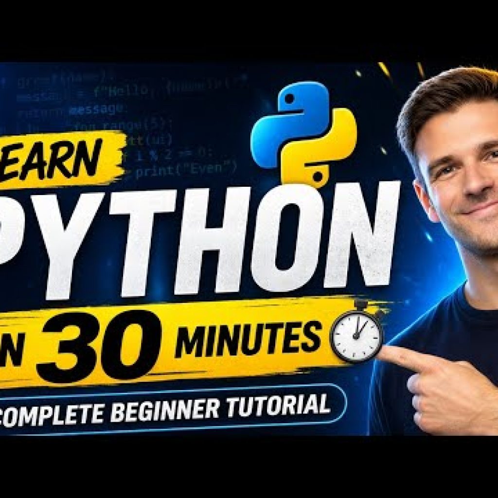 Learn Python in 30 Minutes