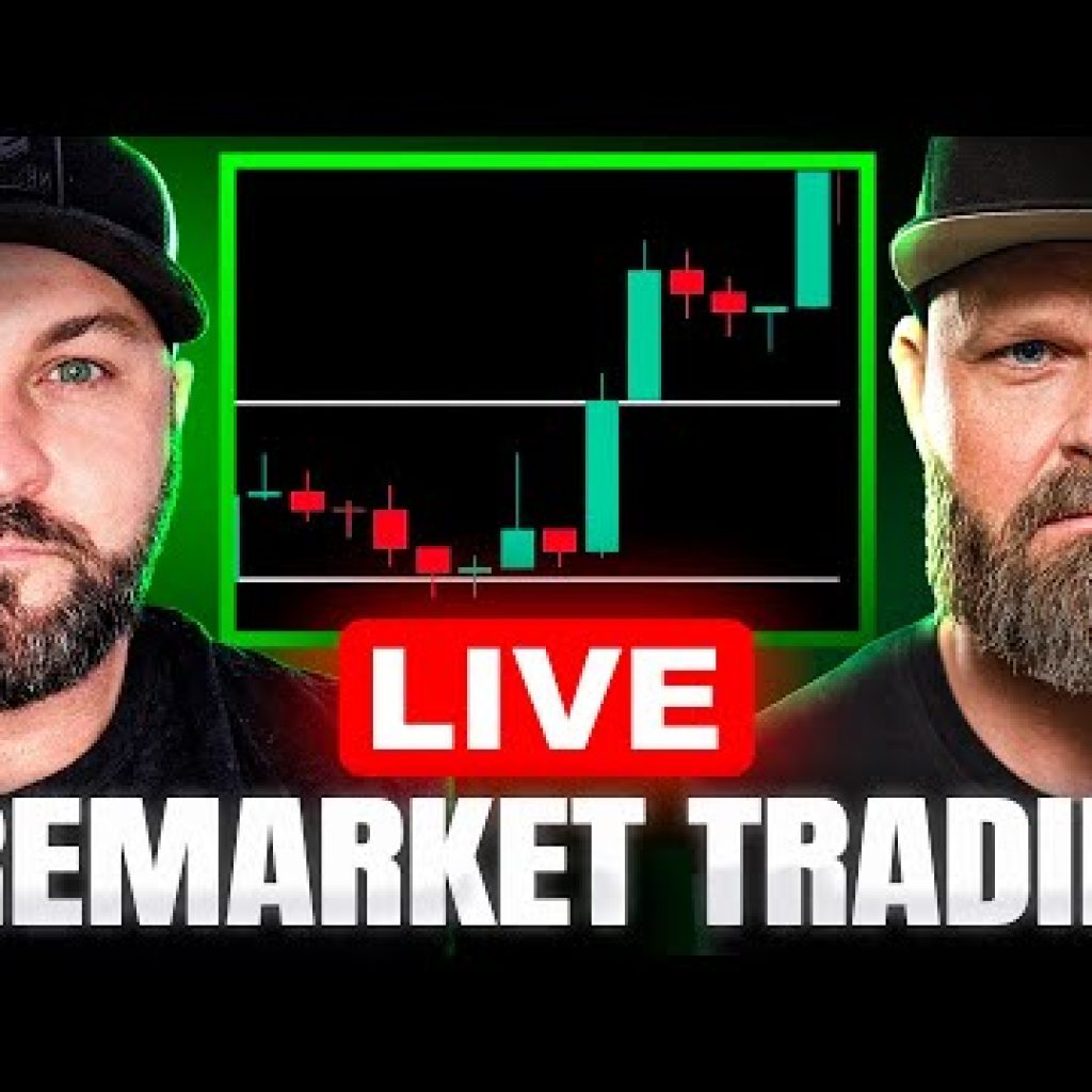 LIVE: Hunting The Market Open! (NASDAQ, Oil, Gold & Bitcoin) #8