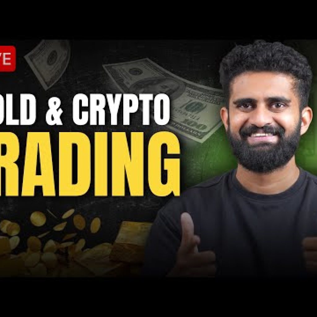 GOLD & CRYPTO Live Trading | 9 April New York Session | Hindi + English