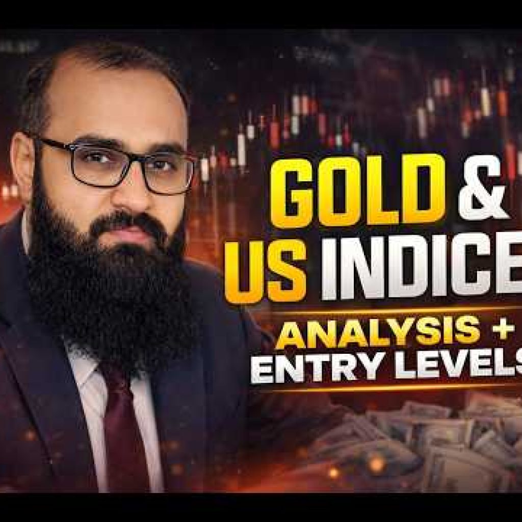 Live Forex Trading 🔴 | Gold & US Indices Analysis + Entry Levels