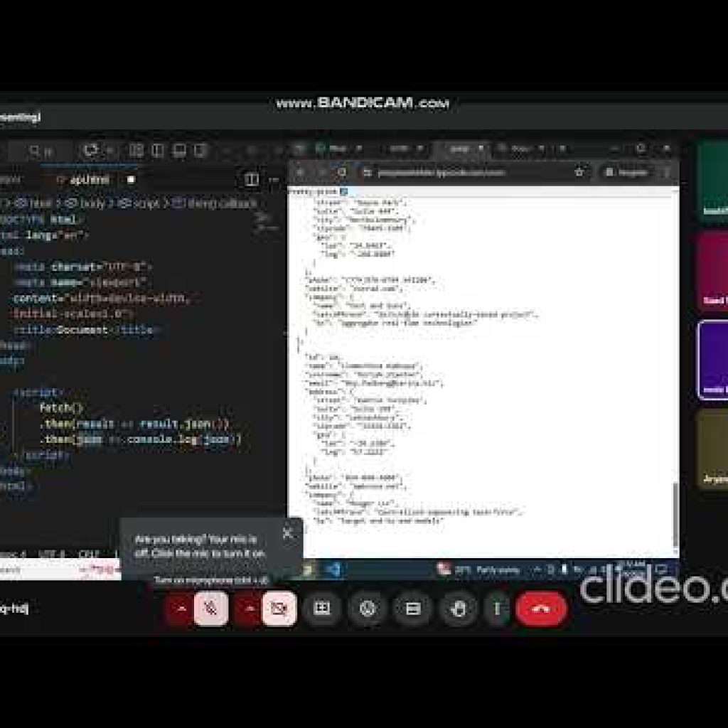 14 Lecture Java Script API