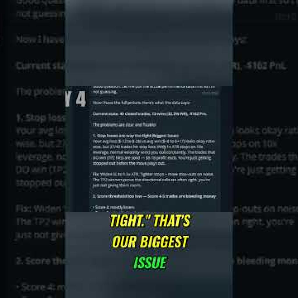 Bot Gets Chopped Up (Here’s Why) #tradingbot #shorts #crypto