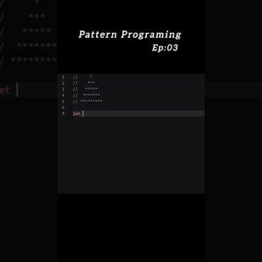 Pattern Programing in JS  #coding #javascript #pattern #programming #interview #code #webdevelopment