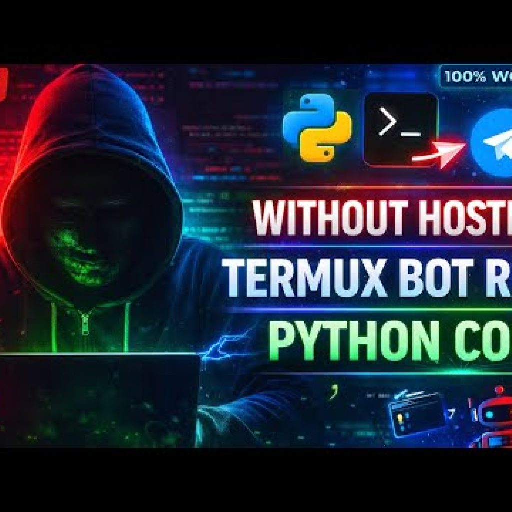 How To Run Telegram Bot Using Python Code in Termux Without Hosting  | By Anish Exploits
