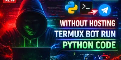 How To Run Telegram Bot Using Python Code in Termux Without Hosting | By Anish Exploits