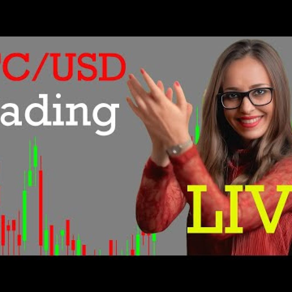 Live Bitcoin (BTCUSD) Trading & Technical Analysis – My Cryptocurrency Trading Strategy