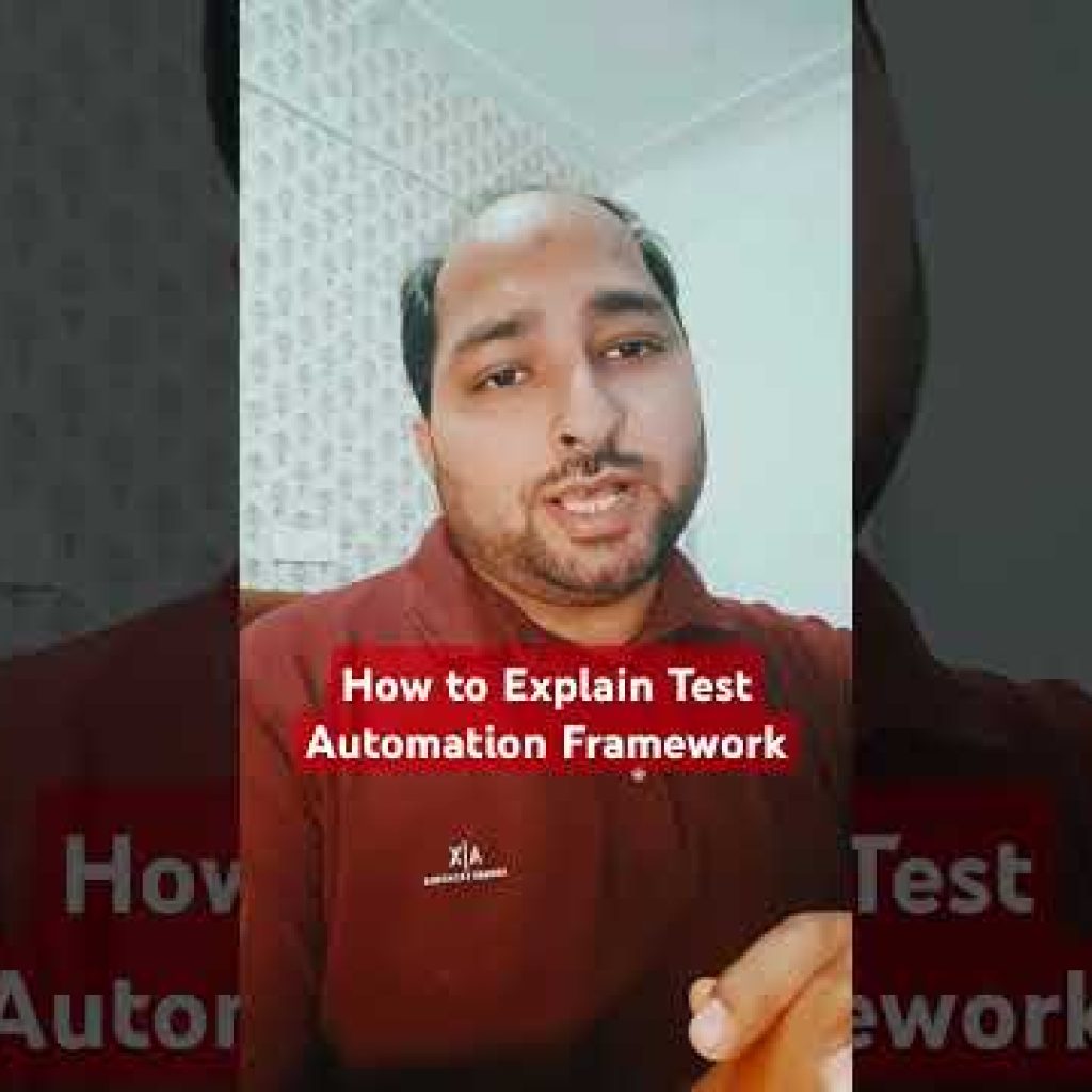 How to Explain Test Automation Framework #testautomation #testautomationframework #java