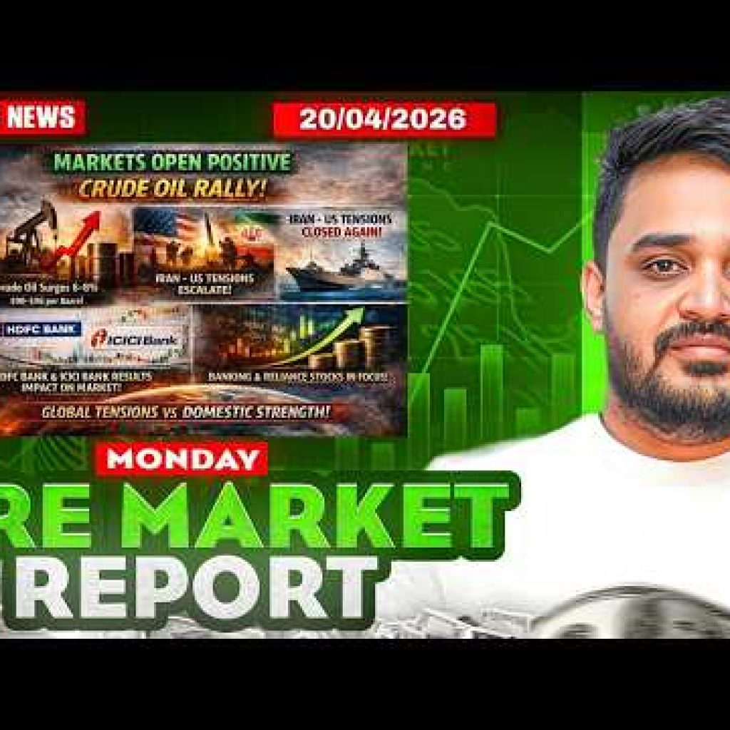 Pre Market Report and Analysis | Nifty & Sensex Pre Market Report | Pre Market Report 20 April 2026