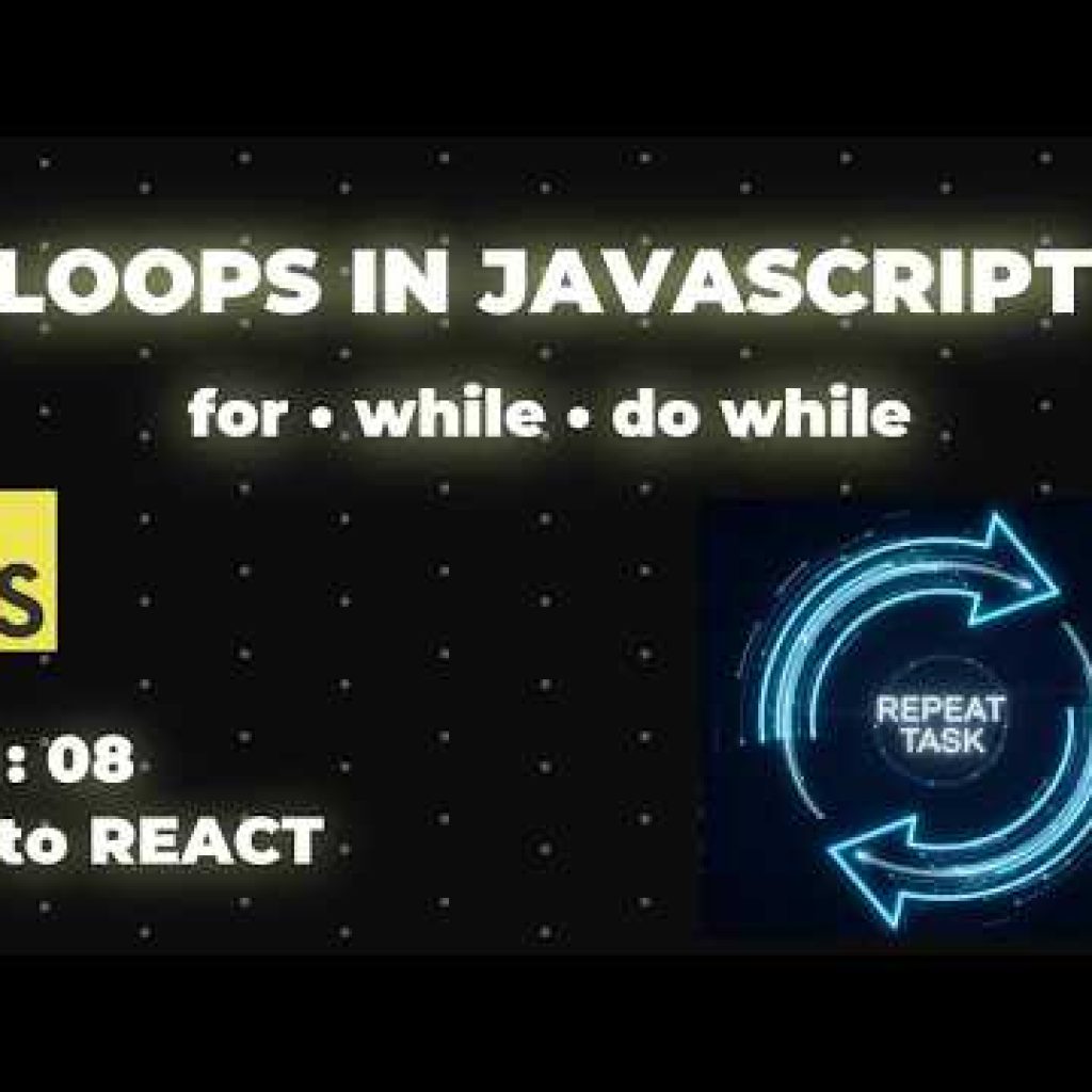 Stop Repeating Code — JavaScript Loops Explained (for, while)