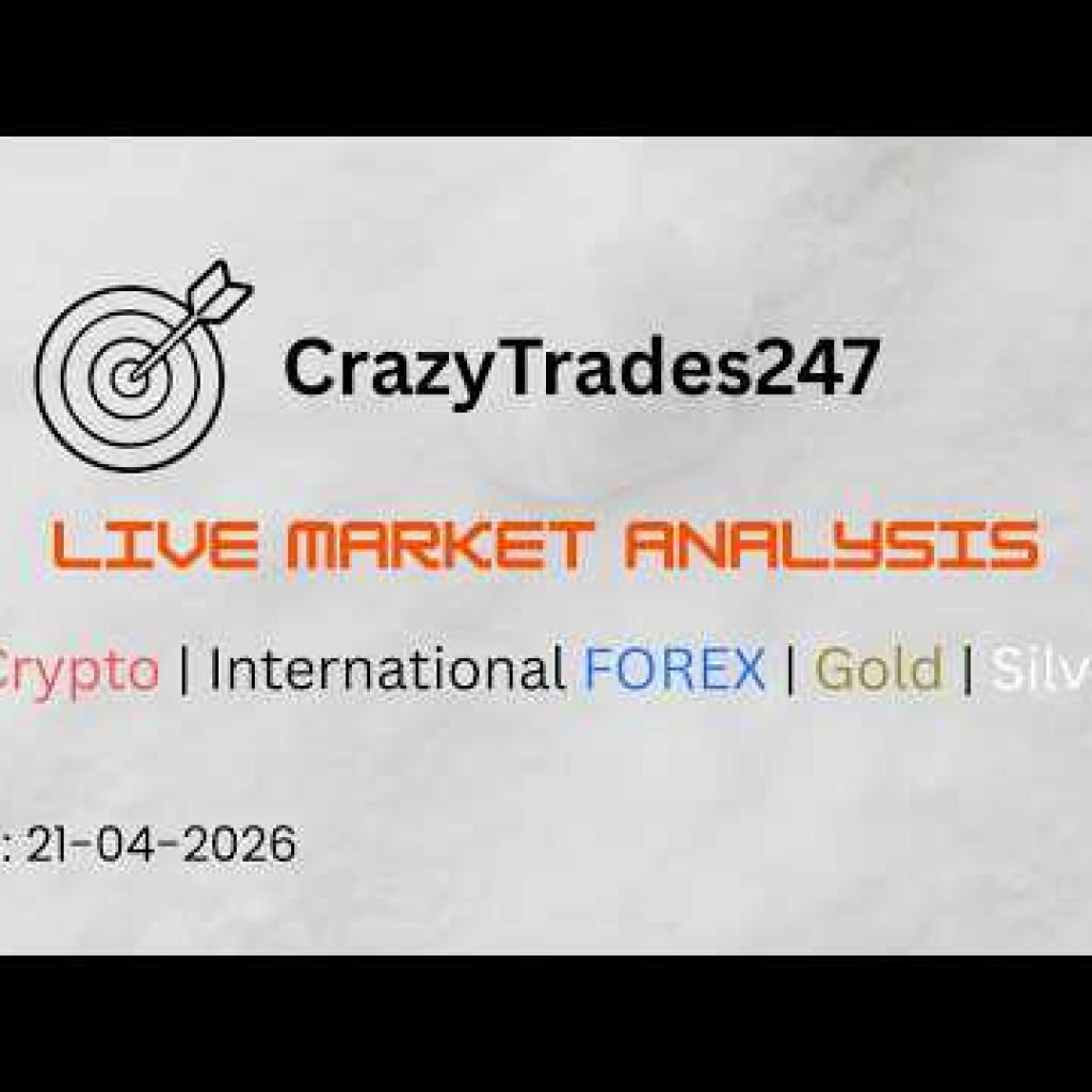 Live Market analysis | Crypto | Gold | Silver | Forex | Date: 21/04/2026