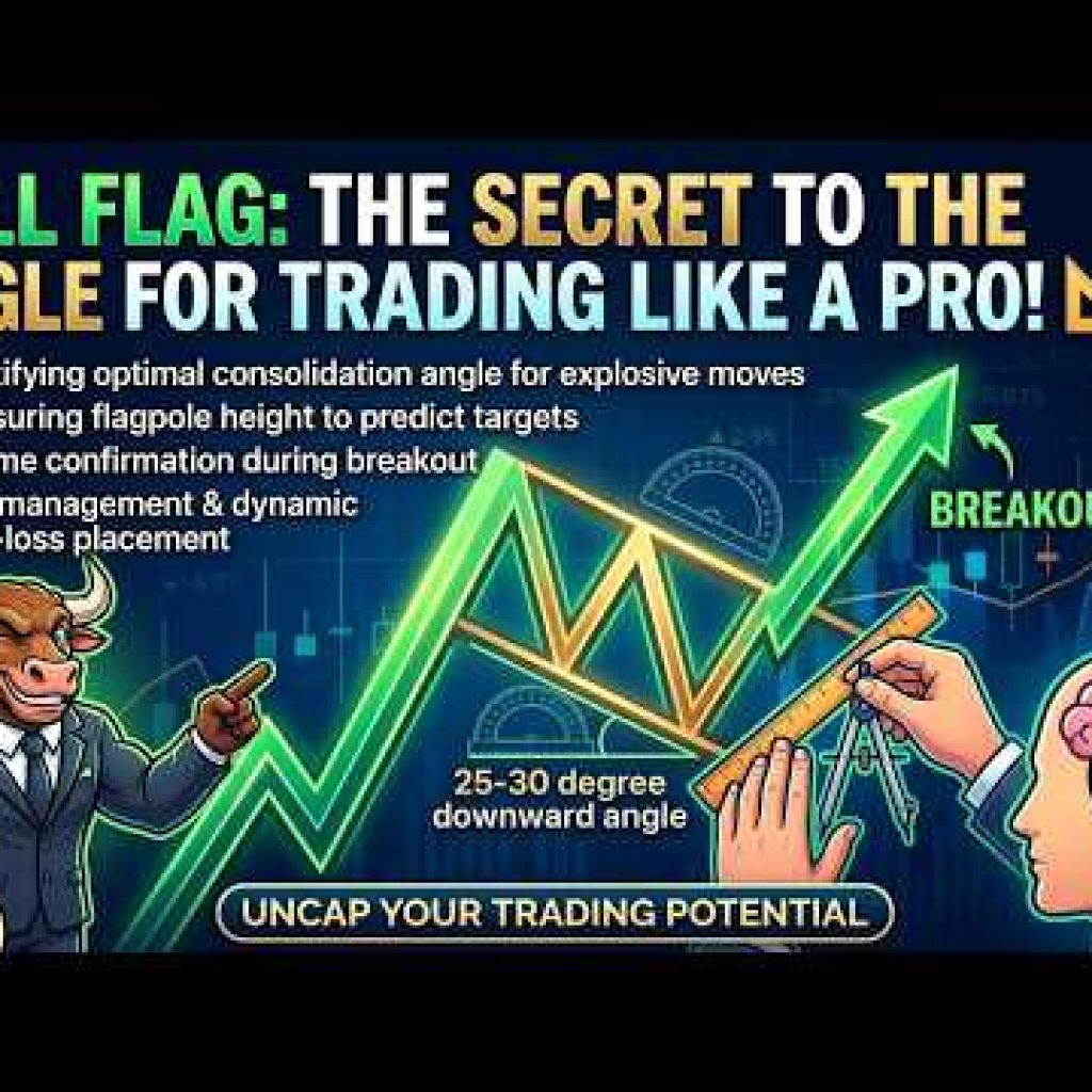BULL FLAG: The secret to the angle for trading like a pro! 📐