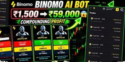 Crypto IDX 1Min AI Botπ€| Binomo Auto Trading robot Free 2026 | Ai signals robot #binomo#robottrading