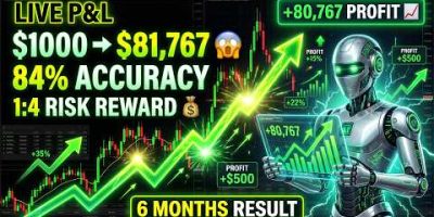 84% Accuracy Trading Robot 🤖 | $1000 → $81,767 😱 | 8067% Return in 6 Months (Live P&L)
