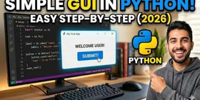 Tutorial to make a simple screen using Python Programming Language.