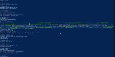 Short PowerShell Command to get PC Specs