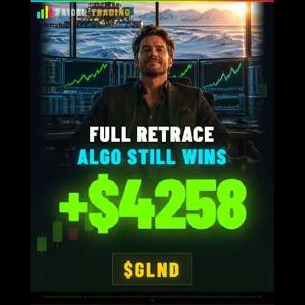 +$4,258 in 5 Minutes on $GLND. Algo Wins the Backside 🤖