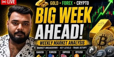 “⚠️ BIG WEEK Ahead! Gold, Forex & Bitcoin Market Breakdown (LIVE)”