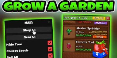 BEST Grow A Garden Script – AUTO COLLECT SEEDS, SELL ALL, AUTO BUY
