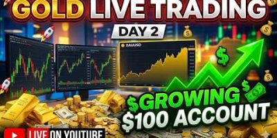 Day 2 – Live Growing $100 Account with PT Scalper Pro MT5 EA | TradingBotLab