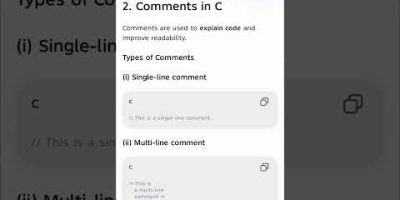 CS25C01 UNIT 1 Interactive script mode, comments, indentation, error message programing in c #live