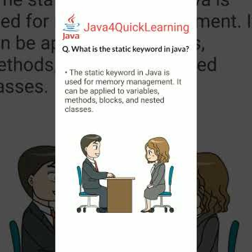 What Is Static Keyword In Java || 30 Days 30 Questions (13) || Placement Series #java #interview