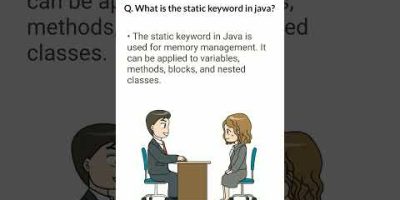 What Is Static Keyword In Java || 30 Days 30 Questions (13) || Placement Series #java #interview