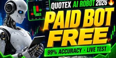 Quotex Paid Trading Bot Free 2026 🔥 | Best AI Trading Robot 99% Accuracy Live Test | Quotex Trading