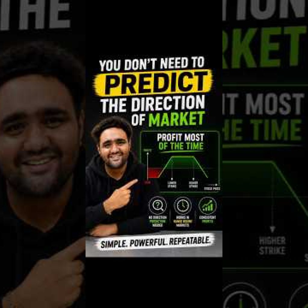 Secret Options Strategy That Works Without Market Prediction #nifty #optionselling #optionstrading