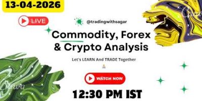 April 13th, 2026 – Live Intraday Trading | Forex, Crypto, CrudeOil, Natural Gas & Gold Analysis